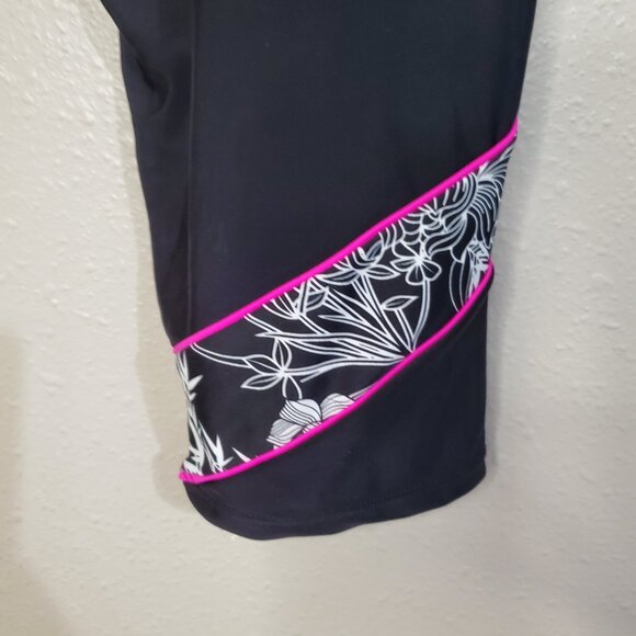 SWIMSUIT Legging Swimsuit Bottom Capri Workout Womens - Picture 8 of 9